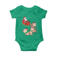Santa Pig Sleigh Crew Baby Onesie Funny Christmas Pig Lover Gift - Wonder Print Shop
