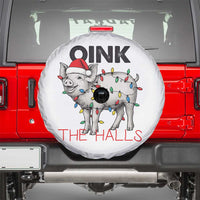 Oink The Halls Spare Tire Cover Funny Christmas Pig Lover Gift - Wonder Print Shop