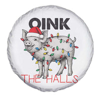 Oink The Halls Spare Tire Cover Funny Christmas Pig Lover Gift - Wonder Print Shop