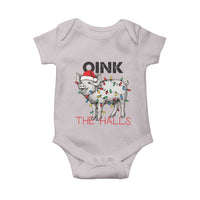 Oink The Halls Baby Onesie Funny Christmas Pig Lover Gift - Wonder Print Shop