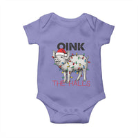 Oink The Halls Baby Onesie Funny Christmas Pig Lover Gift - Wonder Print Shop