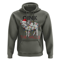 Oink The Halls Hoodie Funny Christmas Pig Lover Gift - Wonder Print Shop