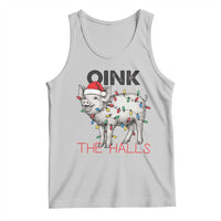 Oink The Halls Tank Top Funny Christmas Pig Lover Gift - Wonder Print Shop