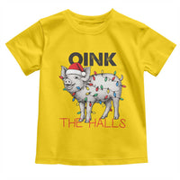 Oink The Halls Toddler T Shirt Funny Christmas Pig Lover Gift - Wonder Print Shop