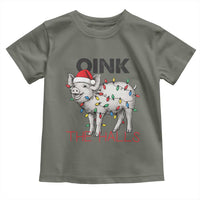 Oink The Halls Toddler T Shirt Funny Christmas Pig Lover Gift - Wonder Print Shop