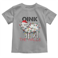 Oink The Halls Toddler T Shirt Funny Christmas Pig Lover Gift - Wonder Print Shop