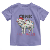Oink The Halls Toddler T Shirt Funny Christmas Pig Lover Gift - Wonder Print Shop