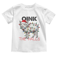 Oink The Halls Toddler T Shirt Funny Christmas Pig Lover Gift - Wonder Print Shop