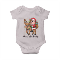 Oink The Halls Baby Onesie Pig Christmas Farm Life Gift - Wonder Print Shop