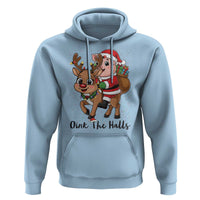 Oink The Halls Hoodie Pig Christmas Farm Life Gift - Wonder Print Shop