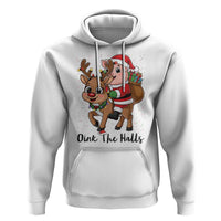 Oink The Halls Hoodie Pig Christmas Farm Life Gift - Wonder Print Shop