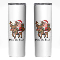 Oink The Halls Skinny Tumbler Pig Christmas Farm Life Gift - Wonder Print Shop