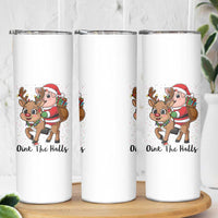 Oink The Halls Skinny Tumbler Pig Christmas Farm Life Gift - Wonder Print Shop