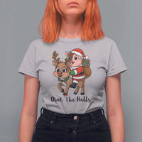 Oink The Halls T Shirt For Women Pig Christmas Farm Life Gift - Wonder Print Shop