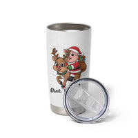 Oink The Halls Tumbler Cup Pig Christmas Farm Life Gift - Wonder Print Shop
