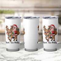 Oink The Halls Tumbler Cup Pig Christmas Farm Life Gift - Wonder Print Shop
