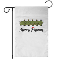 Merry Pigmas Garden Flag Holiday Gift For Pig Lovers - Wonder Print Shop
