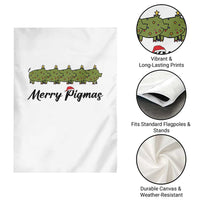 Merry Pigmas Garden Flag Holiday Gift For Pig Lovers - Wonder Print Shop