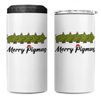 Merry Pigmas 4 in 1 Can Cooler Tumbler Holiday Gift For Pig Lovers - Wonder Print Shop