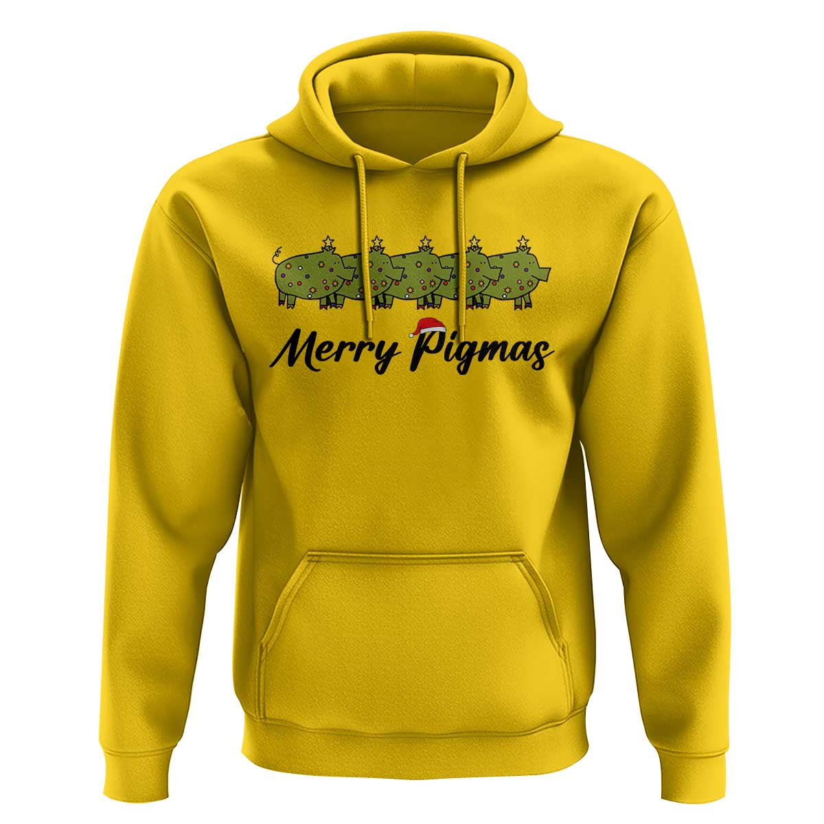 Merry Pigmas Hoodie Holiday Gift For Pig Lovers - Wonder Print Shop