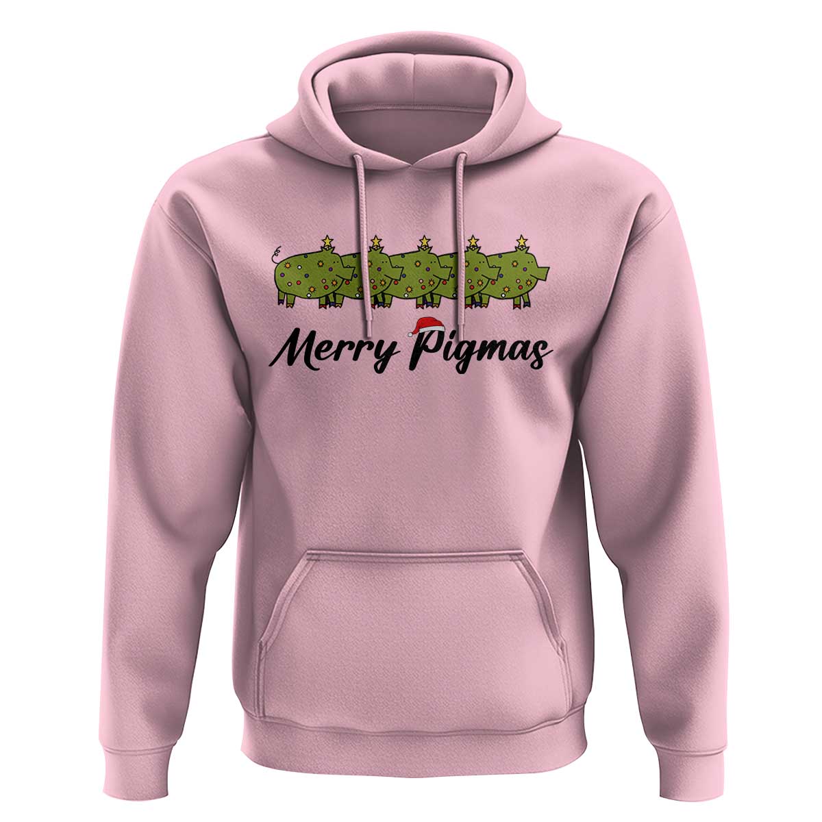 Merry Pigmas Hoodie Holiday Gift For Pig Lovers - Wonder Print Shop