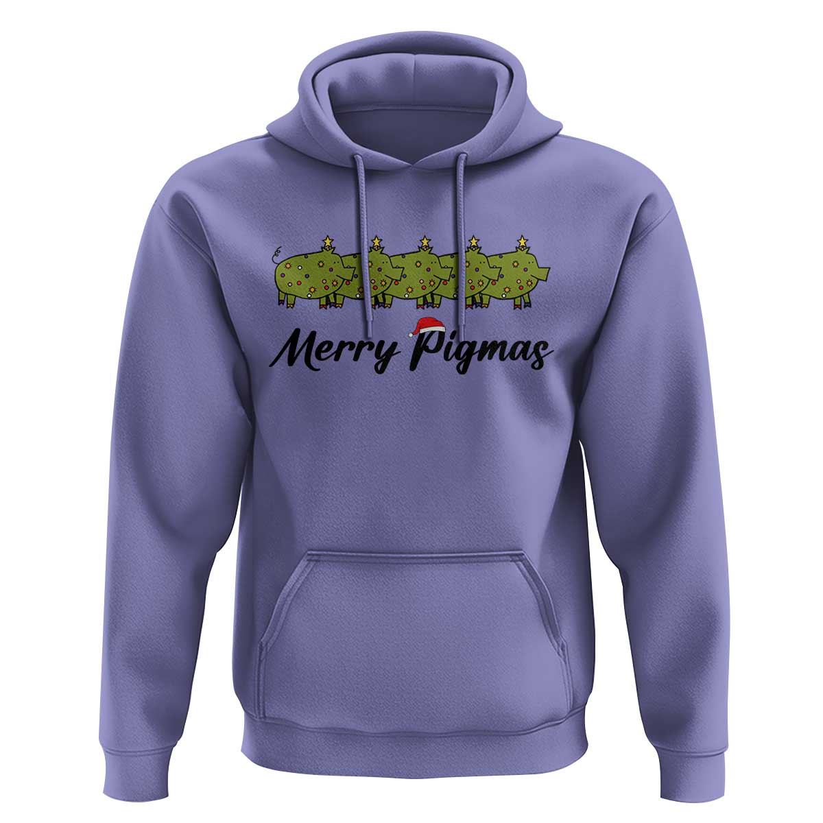 Merry Pigmas Hoodie Holiday Gift For Pig Lovers - Wonder Print Shop