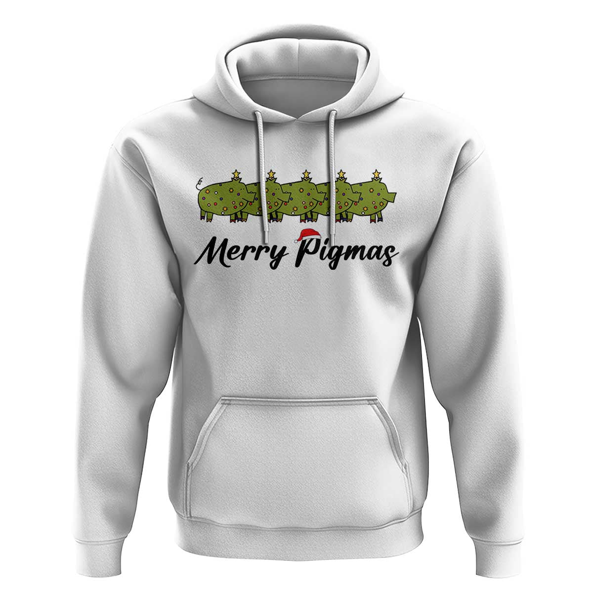 Merry Pigmas Hoodie Holiday Gift For Pig Lovers - Wonder Print Shop