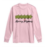 Merry Pigmas Long Sleeve Shirt Holiday Gift For Pig Lovers - Wonder Print Shop