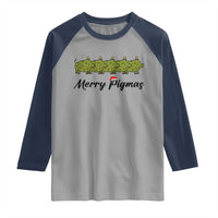 Merry Pigmas Raglan Shirt Holiday Gift For Pig Lovers - Wonder Print Shop