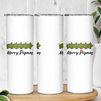 Merry Pigmas Skinny Tumbler Holiday Gift For Pig Lovers - Wonder Print Shop