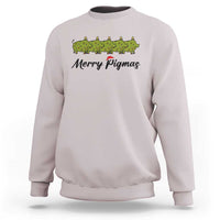 Merry Pigmas Sweatshirt Holiday Gift For Pig Lovers - Wonder Print Shop