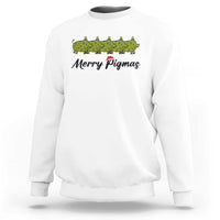 Merry Pigmas Sweatshirt Holiday Gift For Pig Lovers - Wonder Print Shop