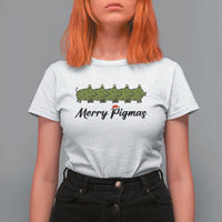 Merry Pigmas T Shirt For Women Holiday Gift For Pig Lovers - Wonder Print Shop