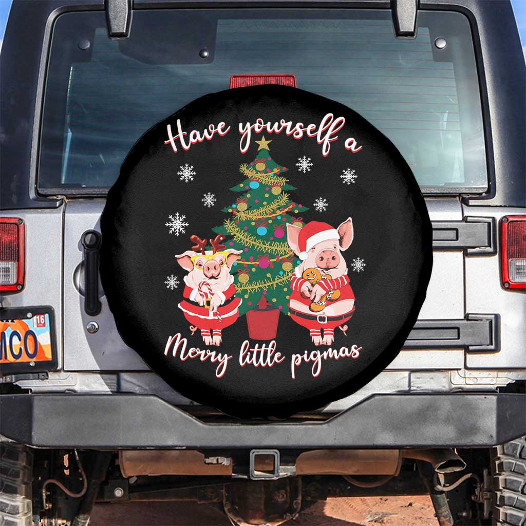 Have Yourself A Merry Little Pigmas Spare Tire Cover Christmas Pig Lover Farm Life - Wonder Print Shop