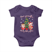 Have Yourself A Merry Little Pigmas Baby Onesie Christmas Pig Lover Farm Life - Wonder Print Shop