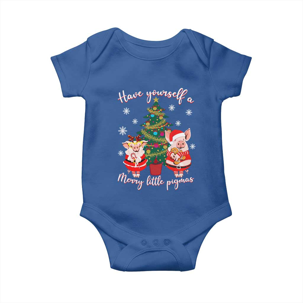 Have Yourself A Merry Little Pigmas Baby Onesie Christmas Pig Lover Farm Life - Wonder Print Shop