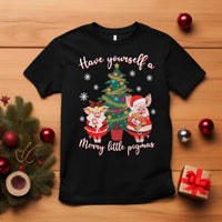 Have Yourself A Merry Little Pigmas T Shirt Christmas Pig Lover Farm Life - Wonder Print Shop