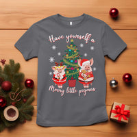 Have Yourself A Merry Little Pigmas T Shirt Christmas Pig Lover Farm Life - Wonder Print Shop