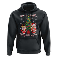 Have Yourself A Merry Little Pigmas Hoodie Christmas Pig Lover Farm Life - Wonder Print Shop