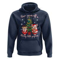 Have Yourself A Merry Little Pigmas Hoodie Christmas Pig Lover Farm Life - Wonder Print Shop