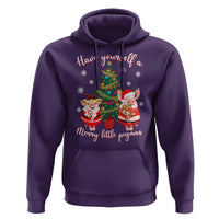 Have Yourself A Merry Little Pigmas Hoodie Christmas Pig Lover Farm Life - Wonder Print Shop