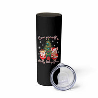 Have Yourself A Merry Little Pigmas Skinny Tumbler Christmas Pig Lover Farm Life - Wonder Print Shop