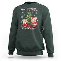 Have Yourself A Merry Little Pigmas Sweatshirt Christmas Pig Lover Farm Life - Wonder Print Shop