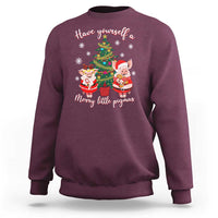 Have Yourself A Merry Little Pigmas Sweatshirt Christmas Pig Lover Farm Life - Wonder Print Shop