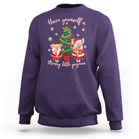 Have Yourself A Merry Little Pigmas Sweatshirt Christmas Pig Lover Farm Life - Wonder Print Shop