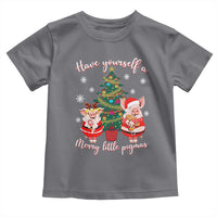Have Yourself A Merry Little Pigmas Toddler T Shirt Christmas Pig Lover Farm Life - Wonder Print Shop
