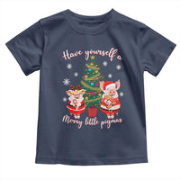 Have Yourself A Merry Little Pigmas Toddler T Shirt Christmas Pig Lover Farm Life - Wonder Print Shop