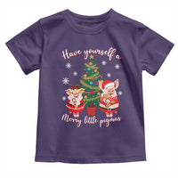 Have Yourself A Merry Little Pigmas Toddler T Shirt Christmas Pig Lover Farm Life - Wonder Print Shop