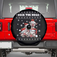 Deck The Hogs Ugly Christmas Sweater Spare Tire Cover Pig Lover Gift - Wonder Print Shop
