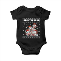 Deck The Hogs Ugly Christmas Sweater Baby Onesie Pig Lover Gift - Wonder Print Shop